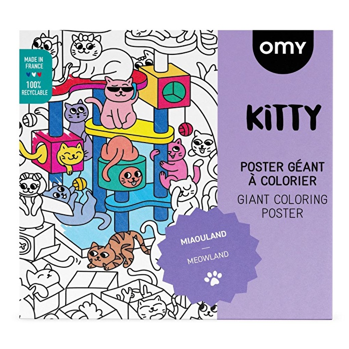 OMY Boyama Posteri - Kitty