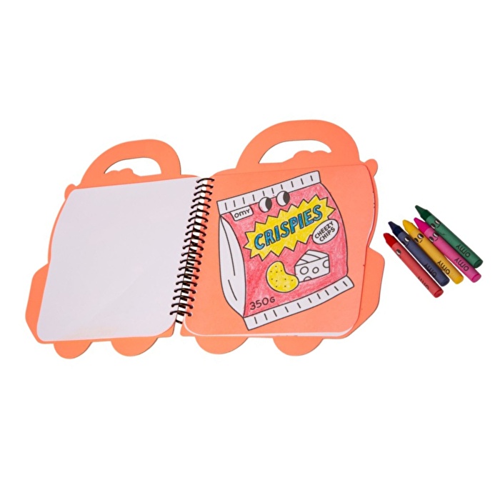 OMY Super Boyama & Sticker Defteri- Yummy