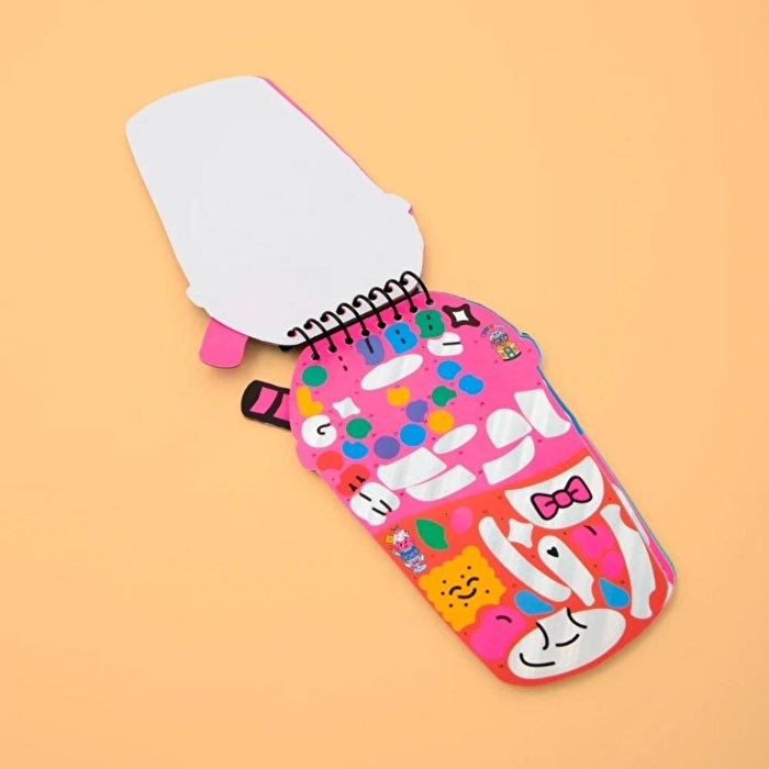 OMY Sticker By Number Not Defteri - Bubble Tea