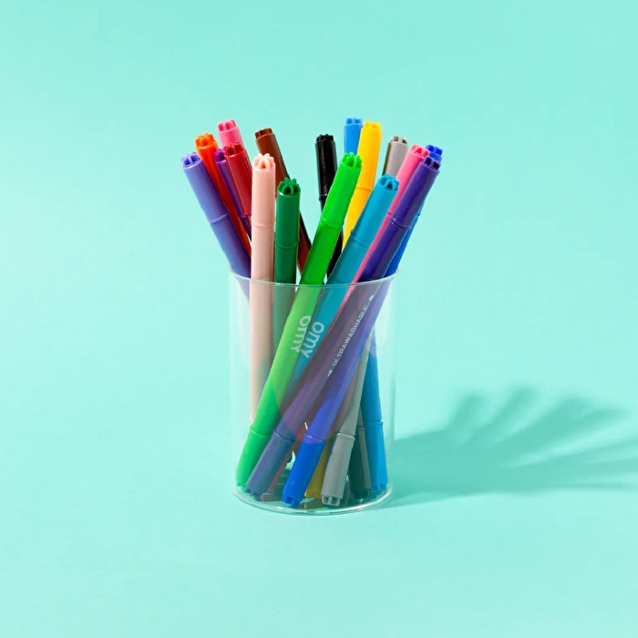 OMY 16 Adet Yıkanabilir Keçeli Kalem