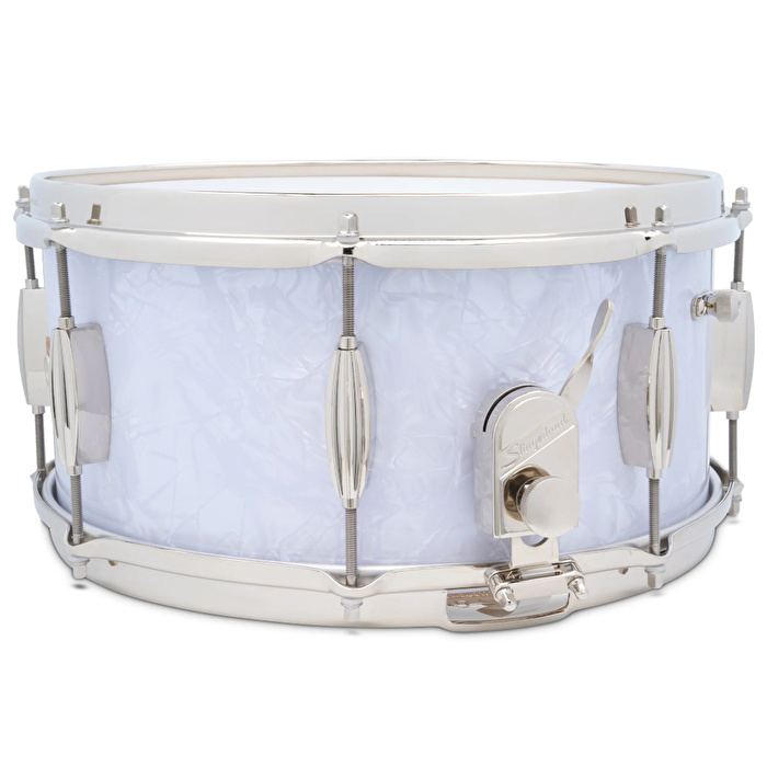 SLINGERLAND Radio King Artist White Marine Pearl Wrap 14"x6.5" Trampet