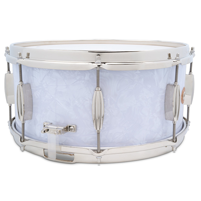 SLINGERLAND Radio King Artist White Marine Pearl Wrap 14"x6.5" Trampet