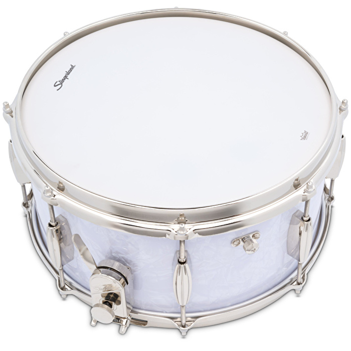 SLINGERLAND Radio King Artist White Marine Pearl Wrap 14"x6.5" Trampet