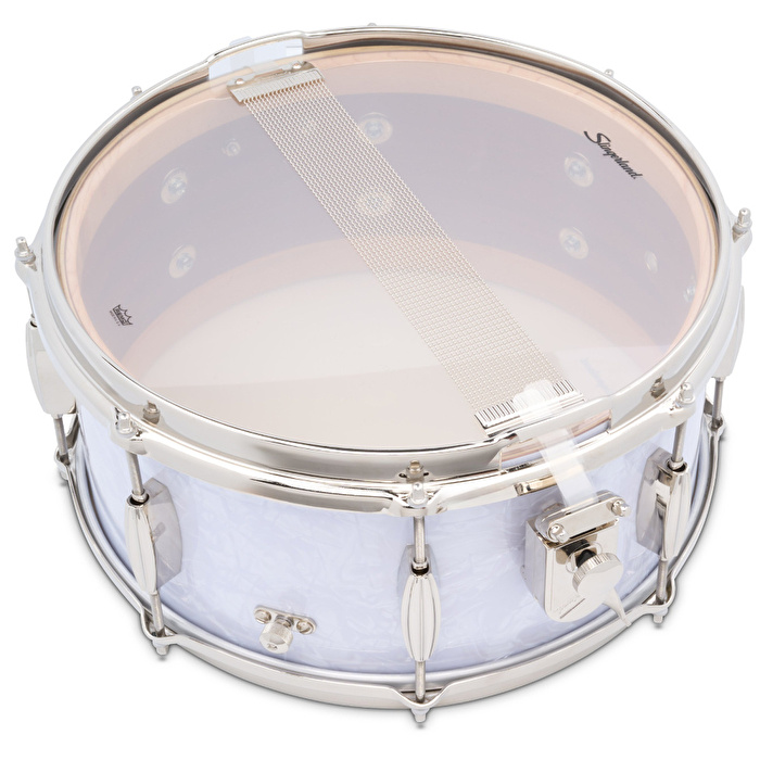 SLINGERLAND Radio King Artist White Marine Pearl Wrap 14"x6.5" Trampet