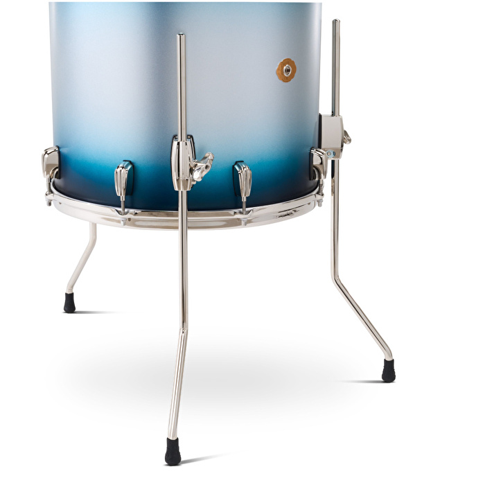 SLINGERLAND Radio King Outfit Blue & Silver Lacquer 4 Parça (18B/12T/14F/14S) Akustik Davul Seti