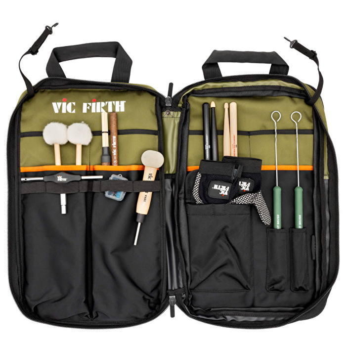 VIC FIRTH VXSB0114 - Yeşil/Siyah Profesyonel Baget Çantası
