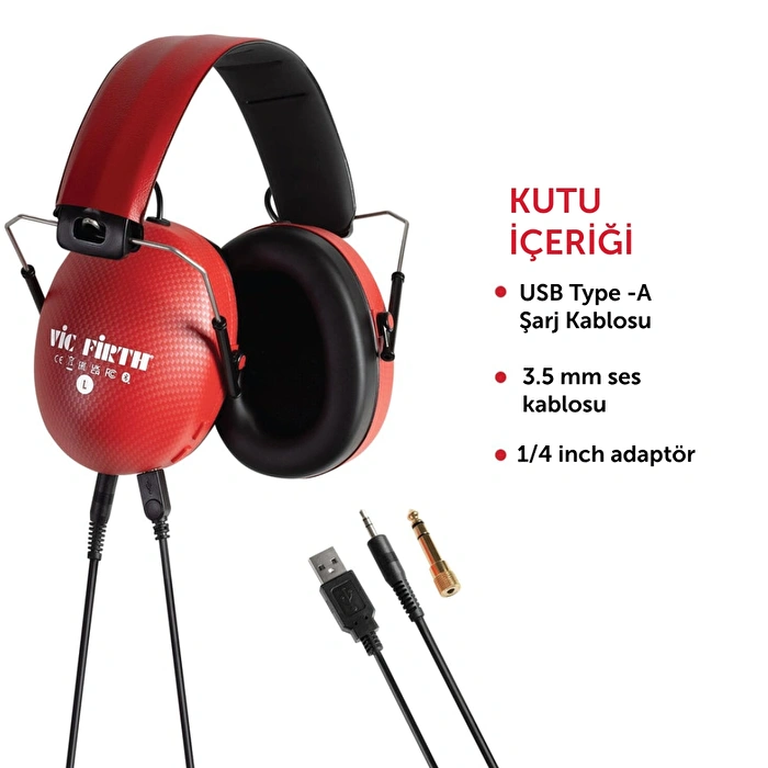 VIC FIRTH VXHP0012 Bluetooth İzolasyon Kulaklığı
