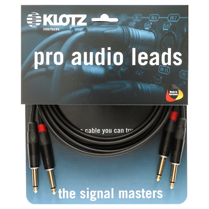 Klotz Key Master Mono Patch Klavye Kablosu 6m 2xTS Jack - 2xTS Jack
