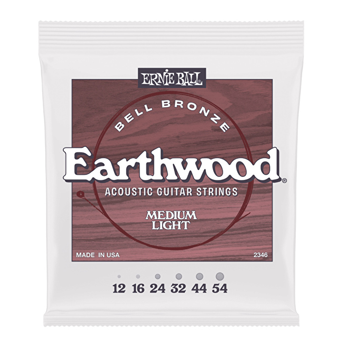 ERNIE BALL Earthwood Bell Bronze 12-54 Medium Light Akustik Gitar Teli