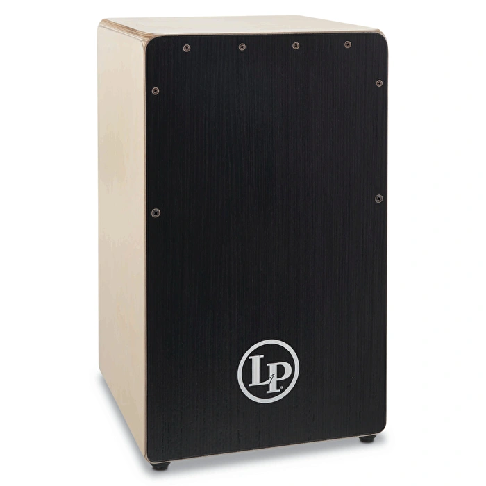 LATIN PERCUSSION LP1491BS Black Stripe Woodshop Cajon
