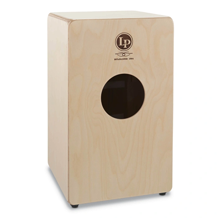 LATIN PERCUSSION LP1491BS Black Stripe Woodshop Cajon