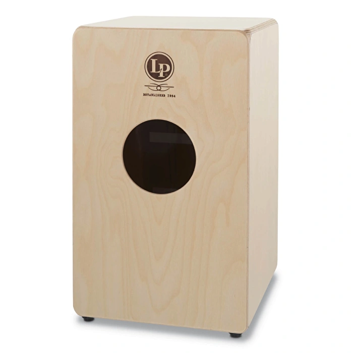 LATIN PERCUSSION LP1491BS Black Stripe Woodshop Cajon