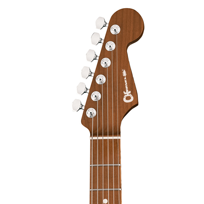 Charvel Guthrie Govan MJ San Dimas SD24 CM Caramelized Akçaağaç Klavye Three-Tone Sunburst Elektro Gitar