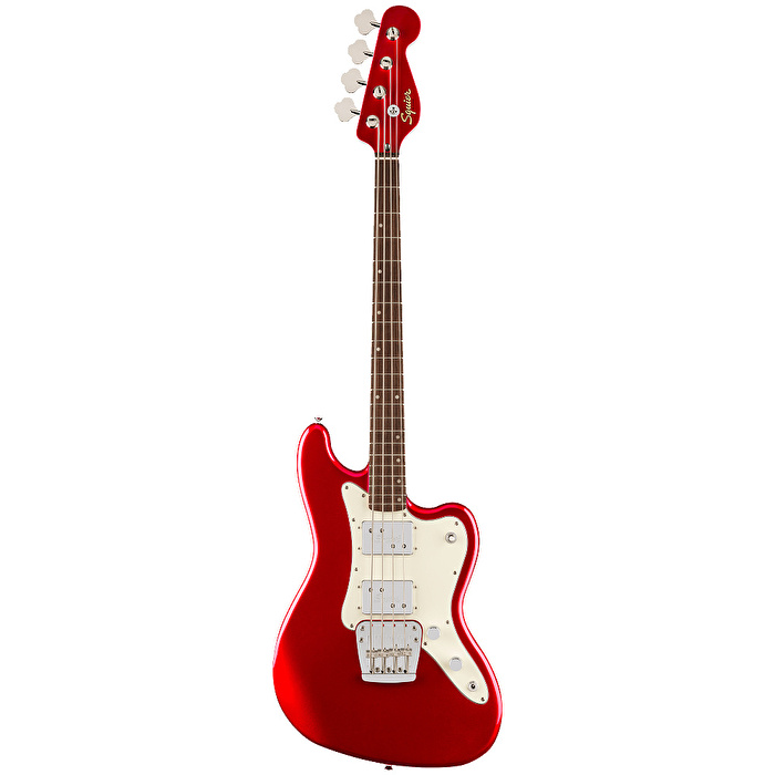 Squier LTD Paranormal Rascal Bass HH Laurel Klavye PPG Candy Apple Red Bas Gitar