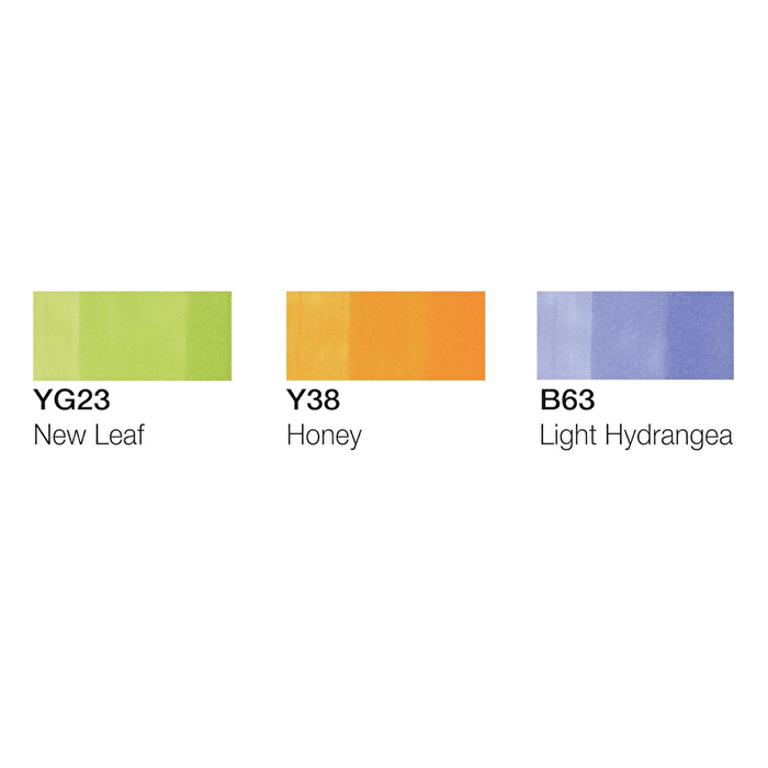 COPIC Ciao 3lü Layer & Mix Set - Botanic Palette