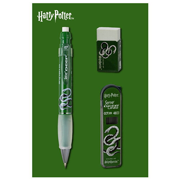 SERVE Harry Potter Slytherin Uçlu Kalem Seti