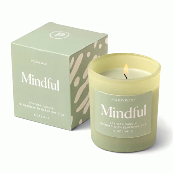 PADDYWAX Wellness Kutulu Cam Mum Green