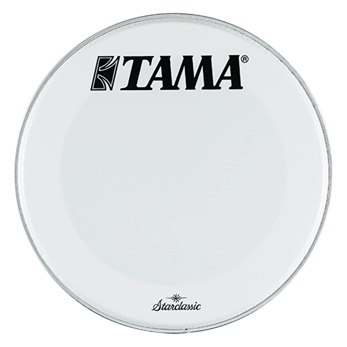 TAMA SW16BMTT -  TAMA & Starclassic Logolu 16" Smooth White Bas Davul Ön Kafa Derisi