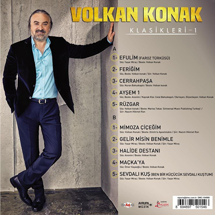 Volkan Konak - Klasikleri (Renkli Plak)