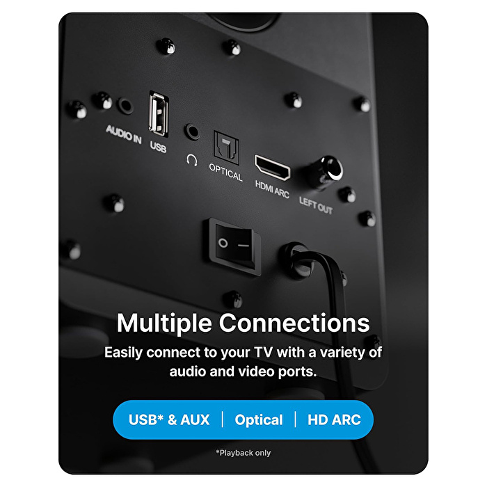 Majority D50X Raf Tipi Hoparlör - Siyah