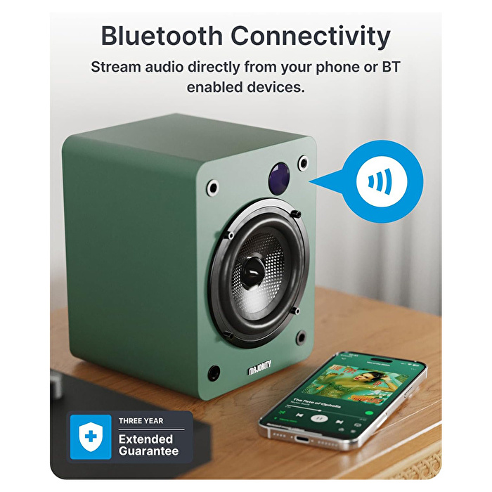 Majority D50X Raf Tipi Hoparlör - Yeşil