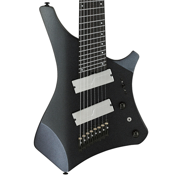 IBANEZ  Alpha A528-IPT 8 Telli Multi Scale Koyu Metalik Gri Elektro Gitar