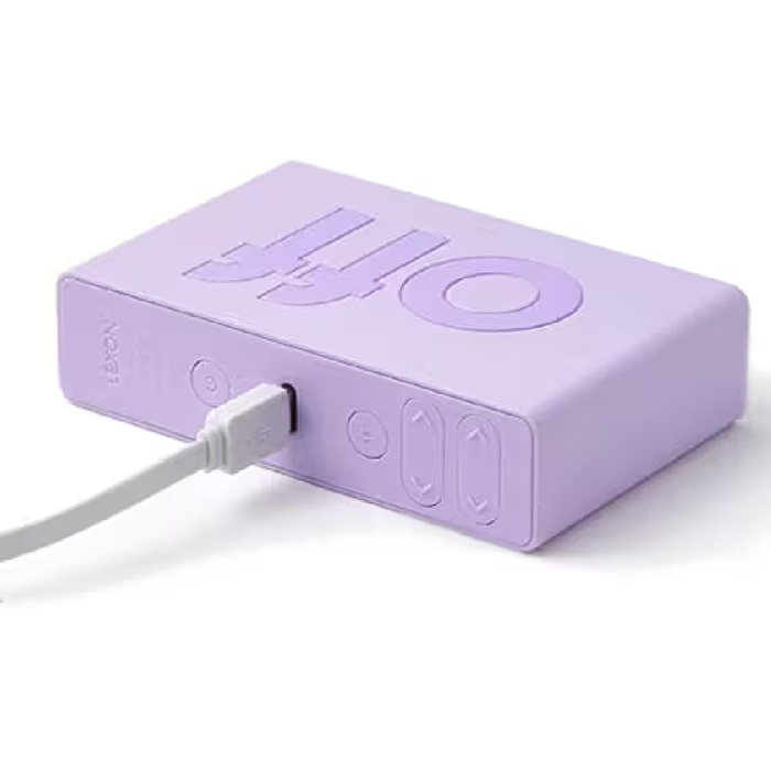 LEXON Flip Klasik Şarj Edilebilir Alarm Saat Lila