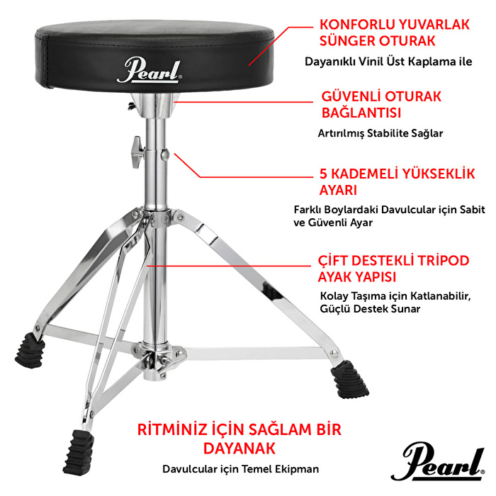 PEARL D-50 Davul Taburesi