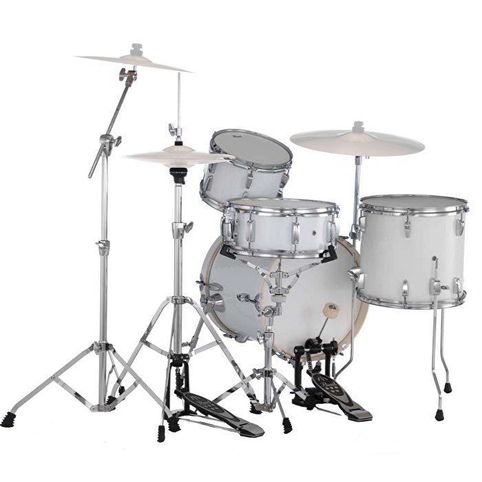 PEARL MT564/C-D33 Midtown Pure White 4 Parça (16B/10T/13F/13S) Aksamlı Akustik Davul Seti