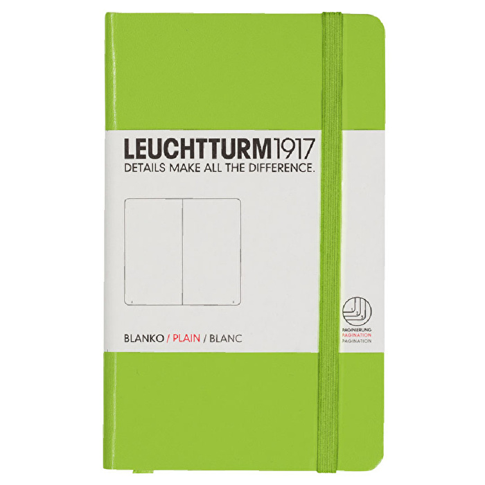 LEUCHTTURM Not Defteri Cep Boy (A6)  Lime Yeşil