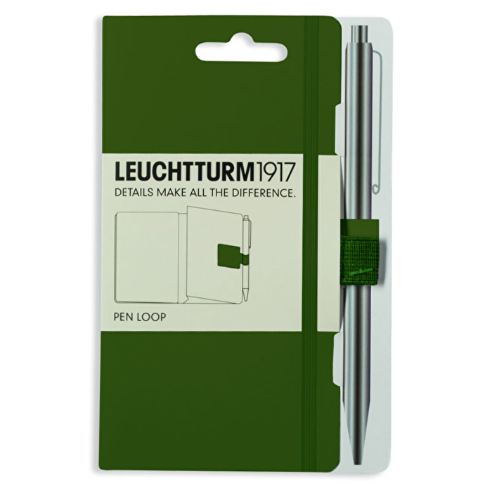 LEUCHTTURM Pen Loop, Kalem Tutacağı, Asker Yeşili