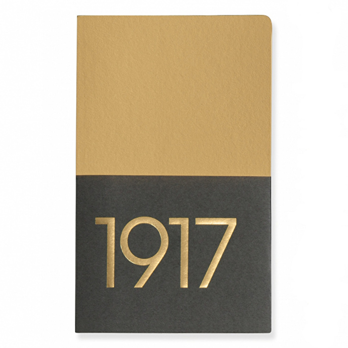 LEUCHTTURM Jottbook Metalik Renkler Serisi Not Defteri, Cep Boy (A6) Altın