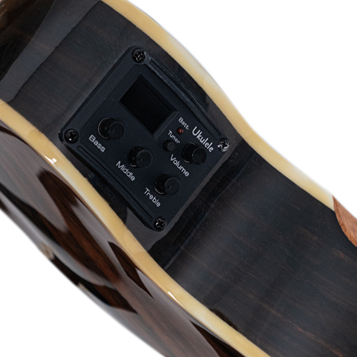 Puka KHT-21EQ Venge Kapak Kesik Kasa Soprano Ukulele