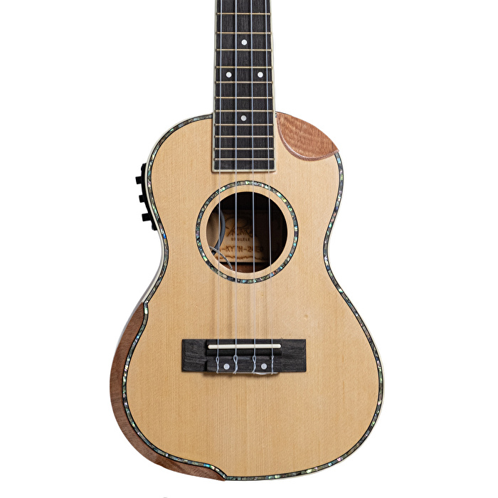 Puka KYTH-24EQ Ladin Kapak Kesik Kasa Dahili Tunerli Concert Elektro Ukulele