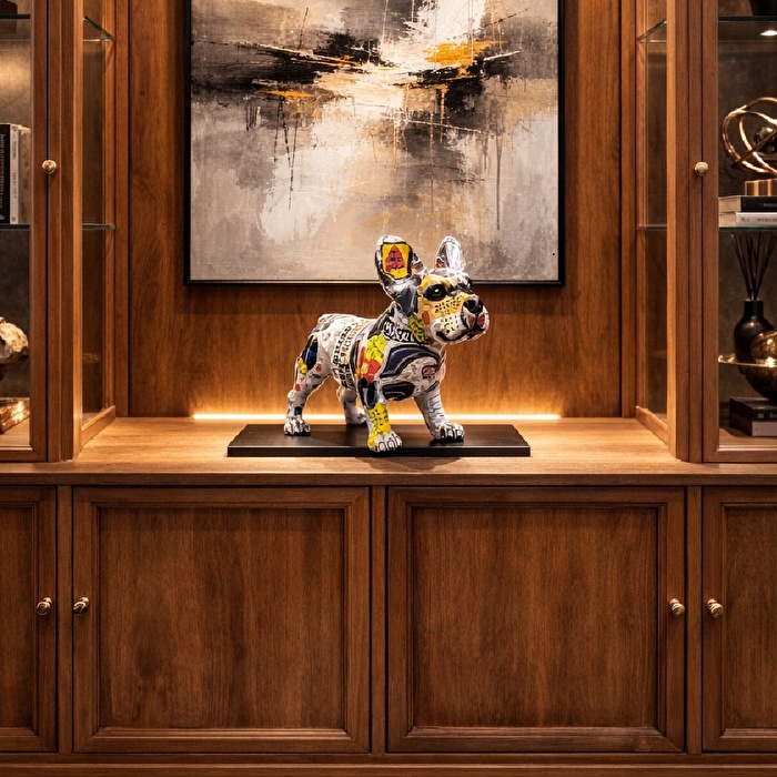 SOFIART Bulldog Köpek Figür 31x12x24 cm