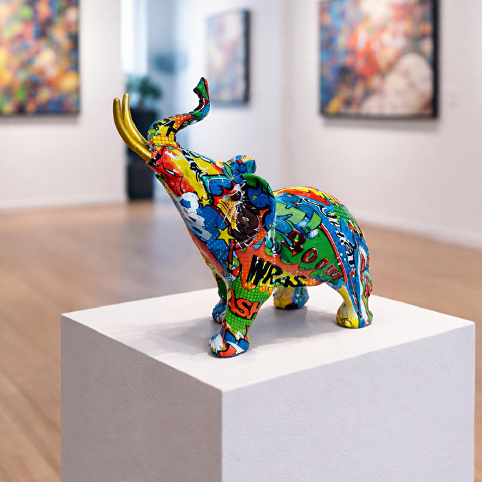 SOFIART Mini Fil Figür