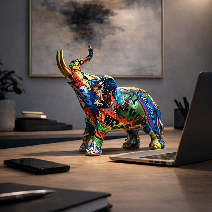 SOFIART Mini Fil Figür