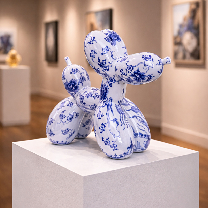 SOFIART Pop Art Balloon Köpek Dekoratif Figür