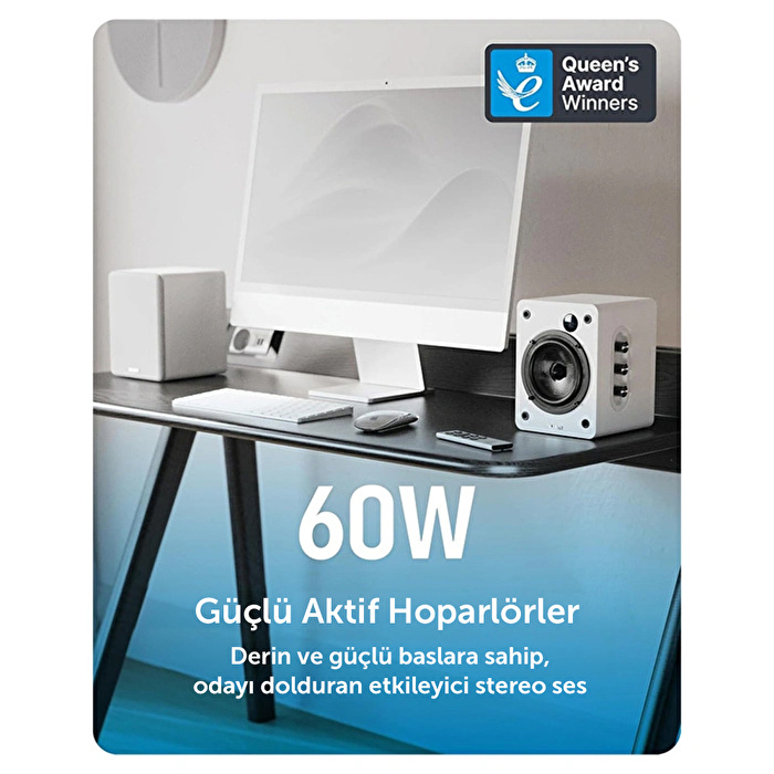Majority D50X Raf Tipi Hoparlör - Beyaz