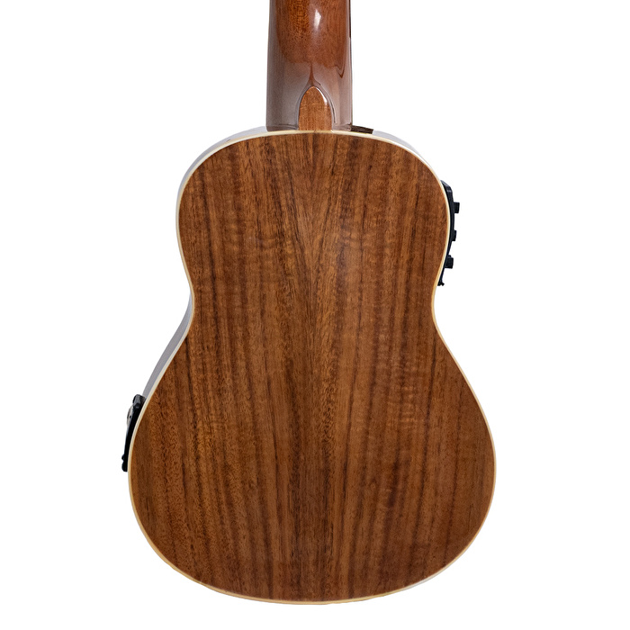 Puka KXS-21EQ Venge Kapak Kesik Kasa Tunerli Soprano Elektro Ukulele