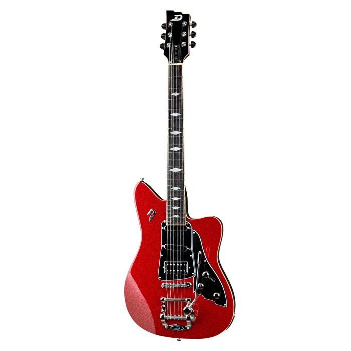 Duesenberg Paloma HS Red Sparkle Case Dahil Elektro Gitar