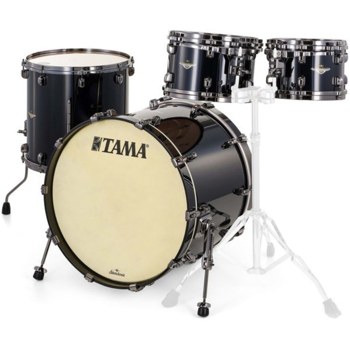 TAMA MA42TZBNS-PBK Starclassic Maple Piano Black 4 Parça (22B/10T/12T/16F) Akustik Davul Seti