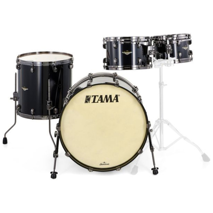 TAMA MA42TZBNS-PBK Starclassic Maple Piano Black 4 Parça (22B/10T/12T/16F) Akustik Davul Seti
