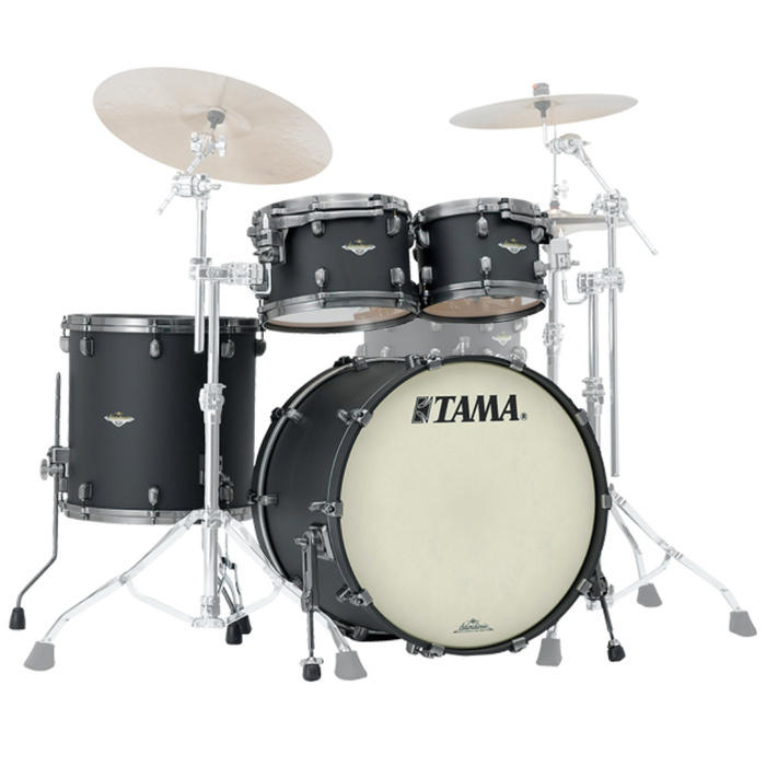TAMA MA42TZS-FBK Starclassic Maple Flat Black 4 Parça (22B/10T/12T/16F) Akustik Davul Seti