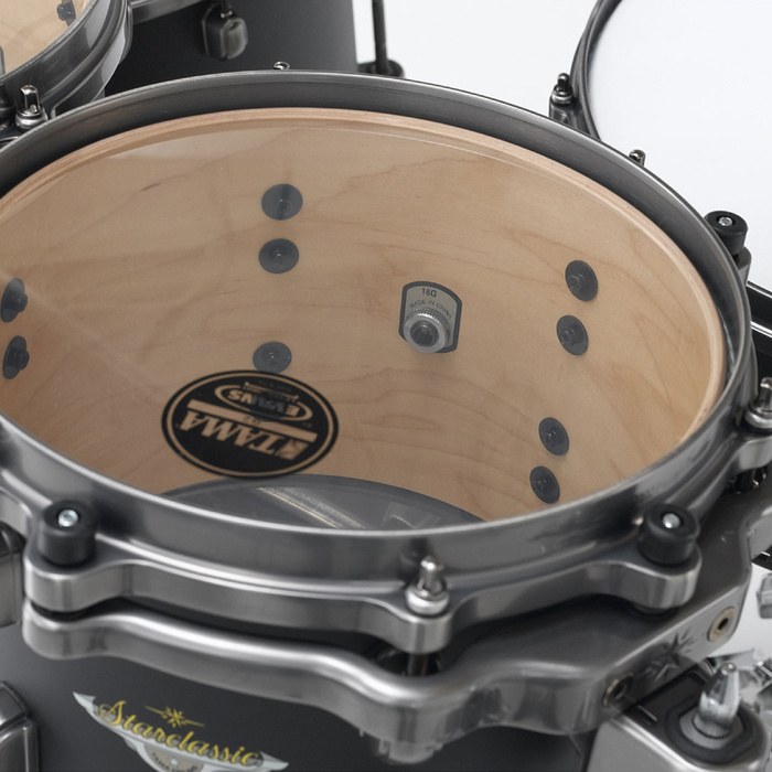 TAMA MA42TZS-FBK Starclassic Maple Flat Black 4 Parça (22B/10T/12T/16F) Akustik Davul Seti
