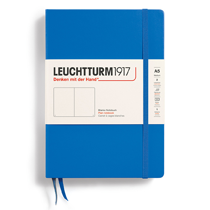 LEUCHTTURM Not Defteri Orta Boy (A5) Gökyüzü Mavisi