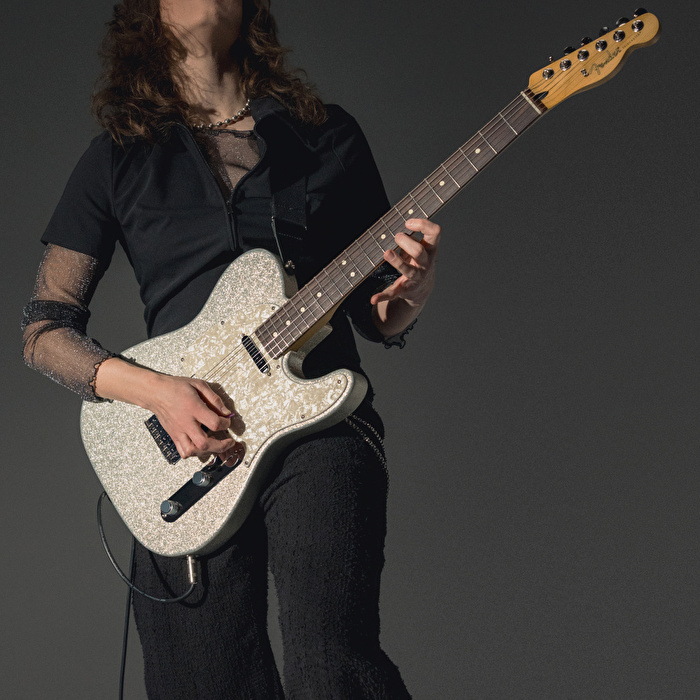 Fender 75th Anniversary Player II Telecaster Gülağacı Klavye Diamond Dust Sparkle w/Bag Elektro Gitar