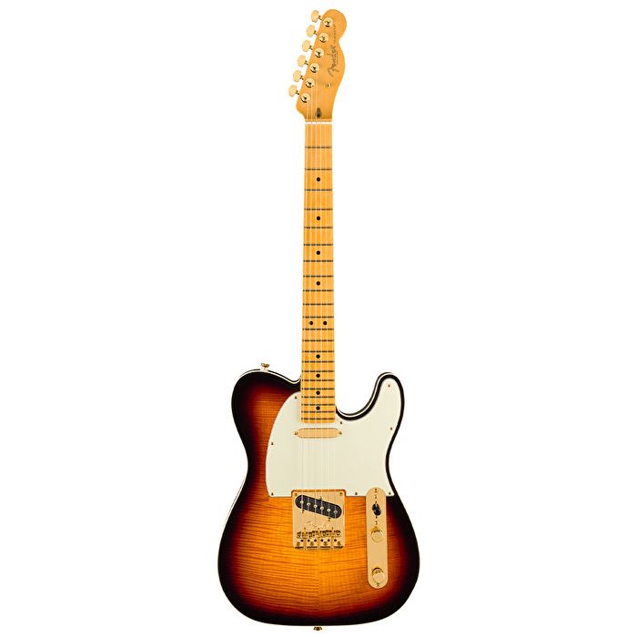 Fender 75th Anniversary American Professional Custom Telecaster Akçaağaç Klavye 2 Ton Sunburst Elektro Gitar