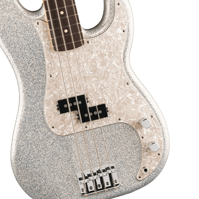 Fender 75th Anniversary Player II Precision Bass Gülağacı Klavye Diamond Dust Sparkle Bas Gitar