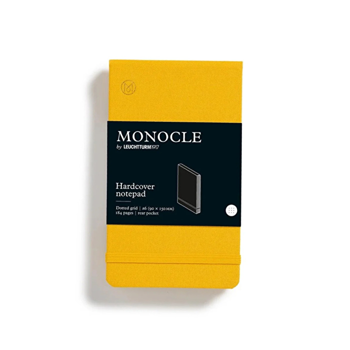 LEUCHTTURM Monocle Serisi, Reporter, Cep Boy (A6), Sert Kapak, Noktalı, Sarı Defter